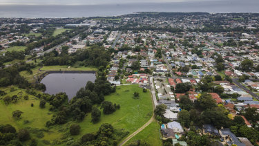 The median house price in Wollongong is $1.02 million. 