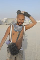 Travis de Jonk at Burning Man festival.