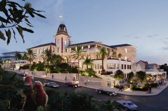 An artist's impression of the InterContinental Sorrento, which will include affordable accommodation for hotel workers.