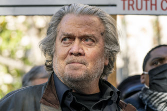 Former White House strategist Steve Bannon in 2021.