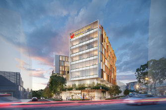 A render of the proposed $135m Camperdown Modern facility.