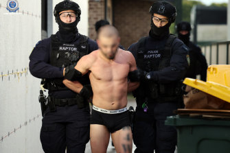 One of the 18 people arrested by Police on Tuesday. 