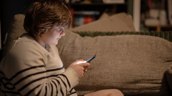 Matthew Knight, 14, uses chatbots to create storylines with fictional characters.