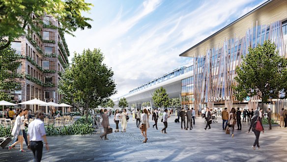 A station at Luddenham is one of six planned along the 23-kilometre rail line.