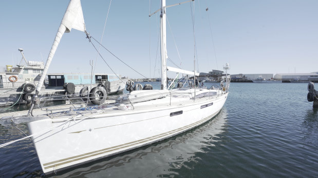 The yacht is now up for auction after it was confiscated by police.