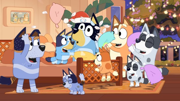 The Verandah Santa episode of Bluey has attracted an audience of more than 2 million. 