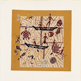 Yolngu printmaker Banduk Marika, from north-east Arnhem Land, has made the cut.