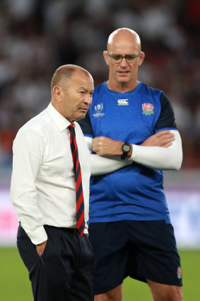 As coach of the Wallabies, Eddie Jones helped end John Mitchell’s career as All Blacks coach in 2003, but they teamed up together as coaches (Jones head coach, Mitchell defensive coach) of England at the 2019 World Cup.