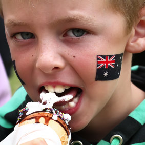 Australia Day celebrations have been held at Dandenong Park for years.