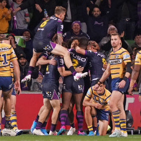 Cameron Munster believes the oval SCG may work to Melbourne's advantage. 