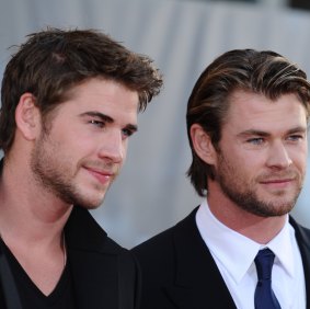 Hemsworth brothers Liam and Chris are familiar faces at the Lennox Hotel.