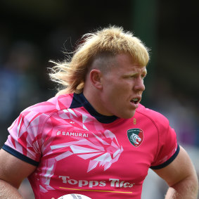 Nic Dolly with his mullet on full display.