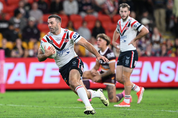 James Tedesco was in top form in Brisbane.