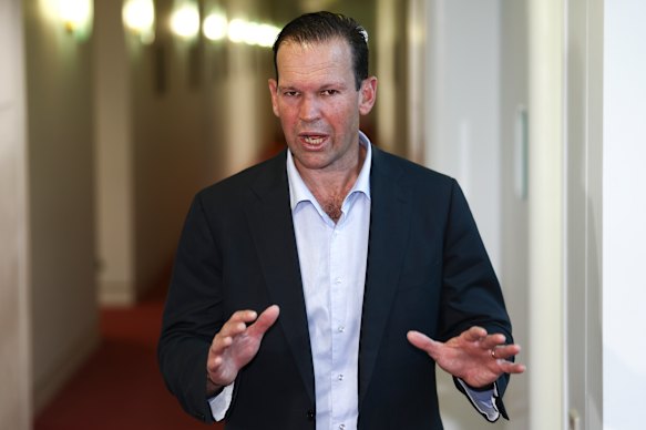 Nationals leader Matt Canavan at Parliament House.