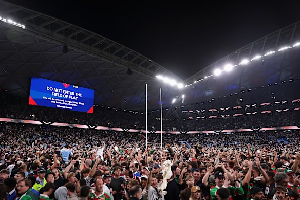 The crowd at Allianz Stadium.