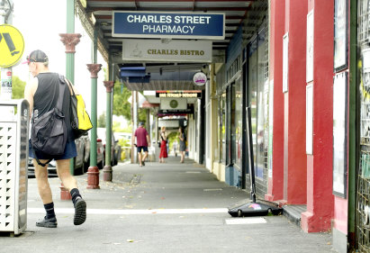 Charles Street, Seddon, baking in the summer sun.