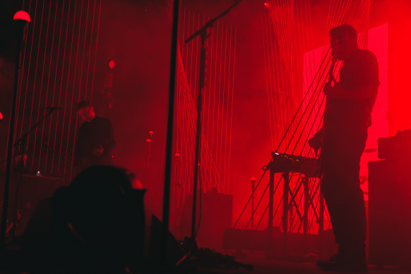 Sigur Ros concert at Margaret Court Arena, Melbourne on August 13, 2022.
