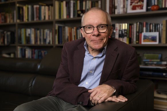 Economics professor Sean Turnell at his Sydney home.