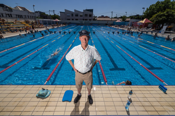Peter Fitzgerald, one of the key community activists who helped save the pool in 1994.