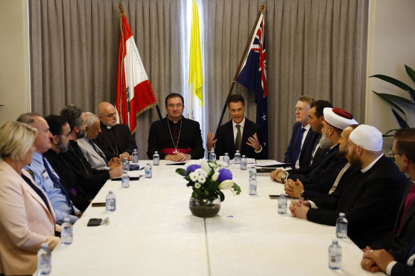 NSW Premier Chris Minns led the meeting with religious leaders.