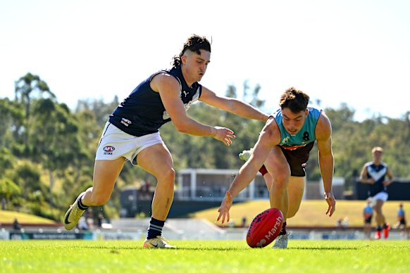Lachy Dovaston is often likened to fellow former Eastern Ranges star Nick Watson. 