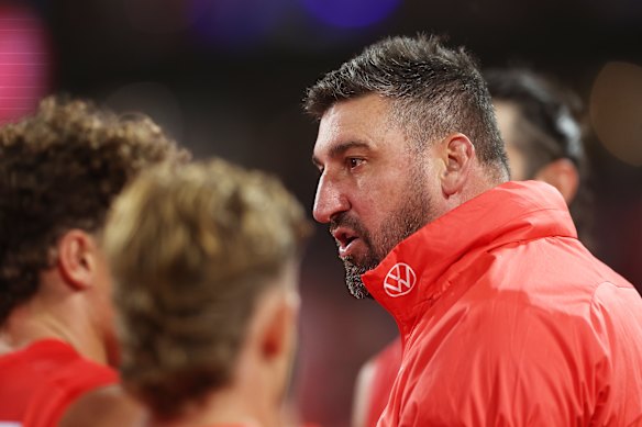 Swans coach Dean Cox.