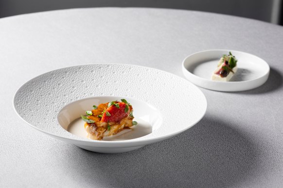 Fare from three-Michelin-star restaurant Villa Crespi.