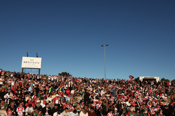 Big crowds are flocking back to the footy - even for the battling Dragons.