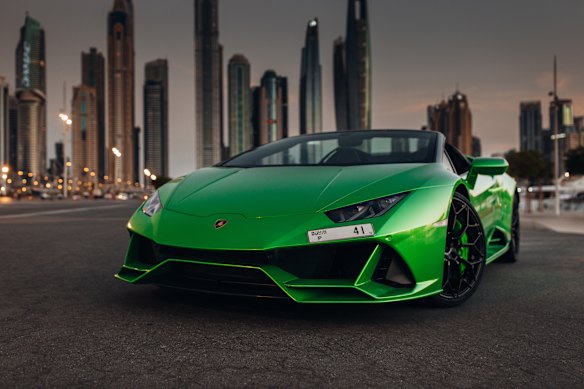Lamborghinis are commonplace in Dubai.