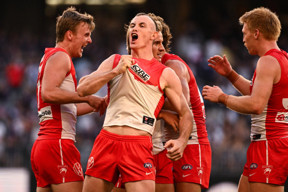 Chad Warner with a game-high 26 touches. 