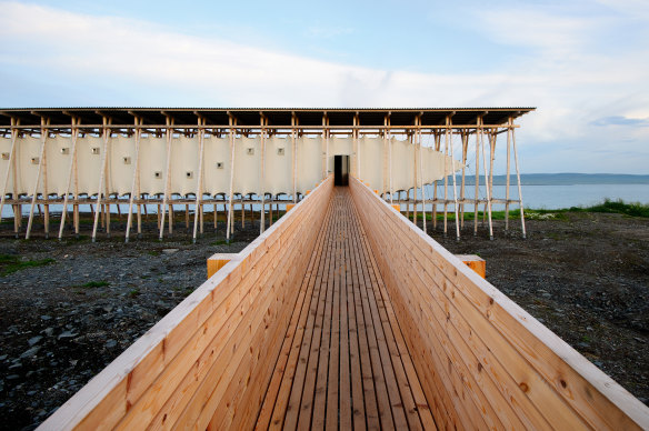 The Steilneset Memorial in Vardo, Norway, by Peter Zumthor and Louise Bourgeois (2011) remembers the 91 townsfolk who, from 1600 to 1692, were convicted of witchcraft and burned at the stake.