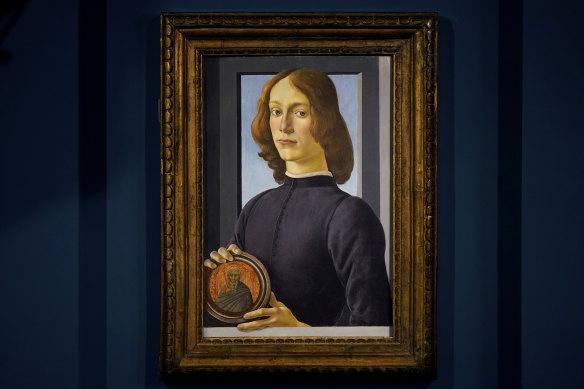 Sandro Botticelli’s Young Man Holding a Roundel has sold for $US 92.2 million.