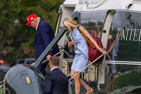 Trump reportedly made the decision after his aide Natalie Harp showed him footage of MS NOW hosts criticising him.