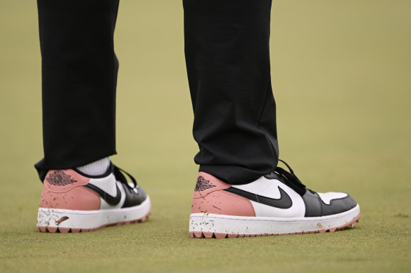 Nobody will wear a better pair of shoes than Tony Finau this week.