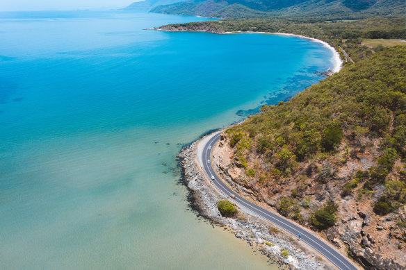 On the road from Cairns to Cape Tribulation.