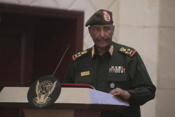 Sudan’s Army chief General Abdel-Fattah Burhan. 