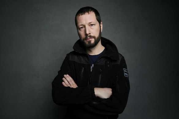 Director Mstyslav Chernov, whose film ’20 Days in Mariupol’ is in contention for the best documentary Oscar next month. 