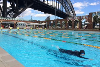Yusra Metwally at North Sydney pool.