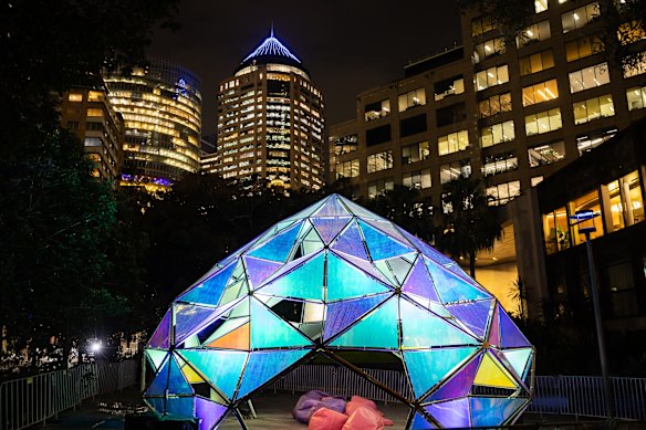 The Prism will offer a meditative, tranquil space during the light walk.