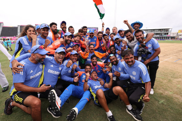 The triumphant Indian team went through the T20 World Cup undefeated.