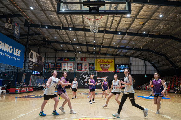 Northern Suburbs Basketball Association, pictured, has a waitlist of three years. 