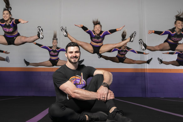 Michael Wedgewood is a cheerleader who now runs his own club in Sydney.