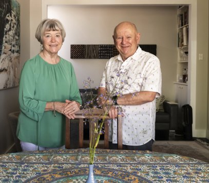 Jonathan and Judith Casson “broke the habits of a lifetime with the two-year hiatus over COVID”.