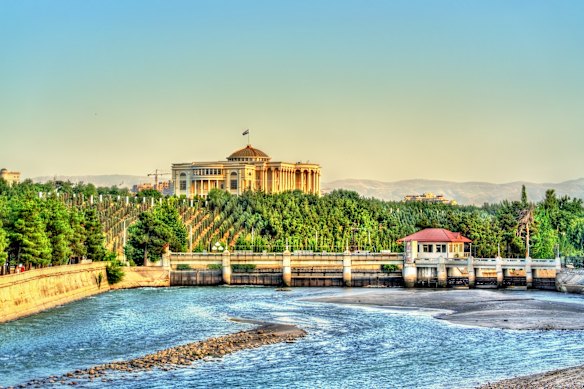 Dushanbe, the capital of Tajikistan.
