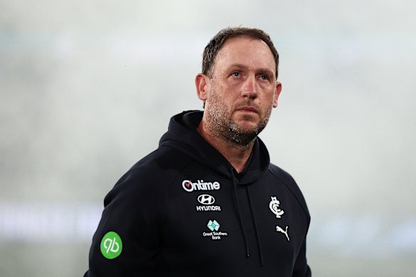 The fog lifts at Carlton: Caretaker coach Josh Fraser.