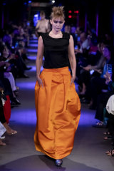 This year's Tom Ford runway show was held on a disused subway platform. 