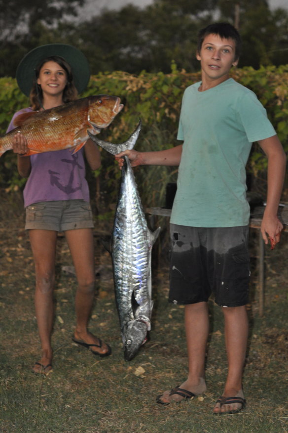 A fishing haul from Beagle Bay in WA.