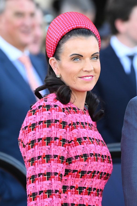 Young trains with her partner Trent Busuttin at Cranbourne.