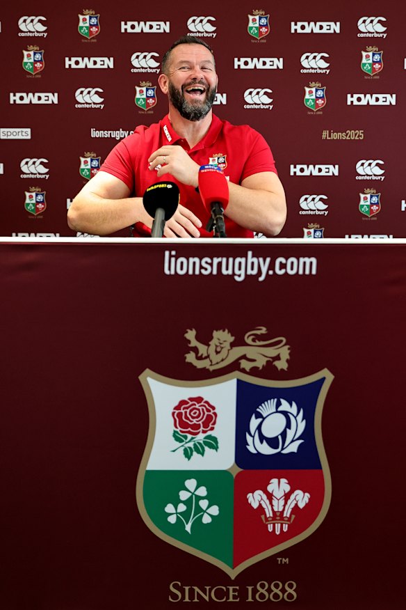 Lions head coach Andy Farrell.
