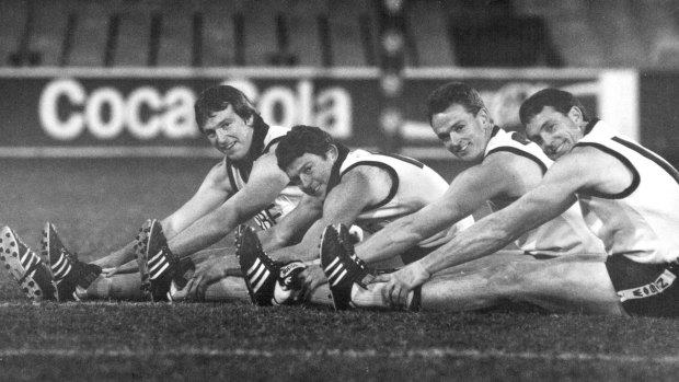 The Daniher brothers: (from left) Neale, Chris, Anthony and Terry.
